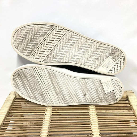 Toms Altair Loafers, Size 9, Black Dotted Wool & Suede Flats Slip-on Shoes - Picture 6 of 8